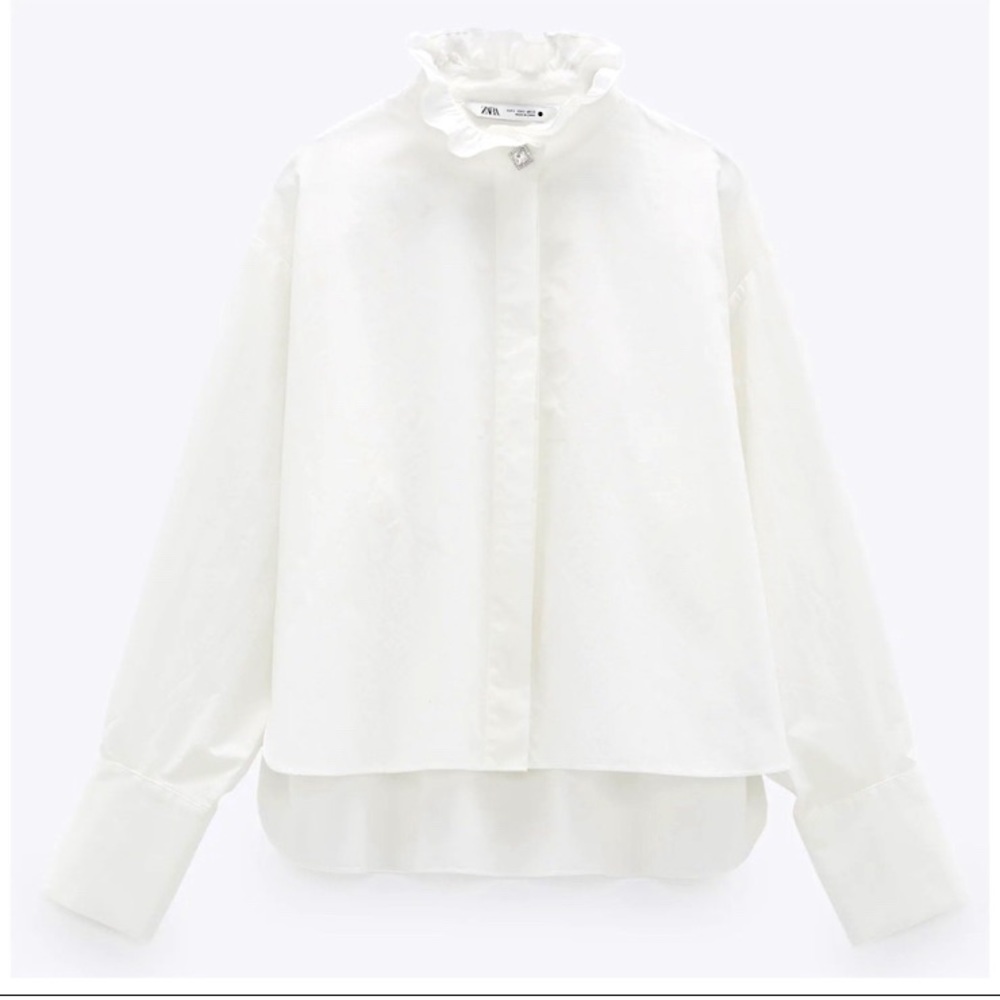 White Jeweled Button Down Bundle! - image 1